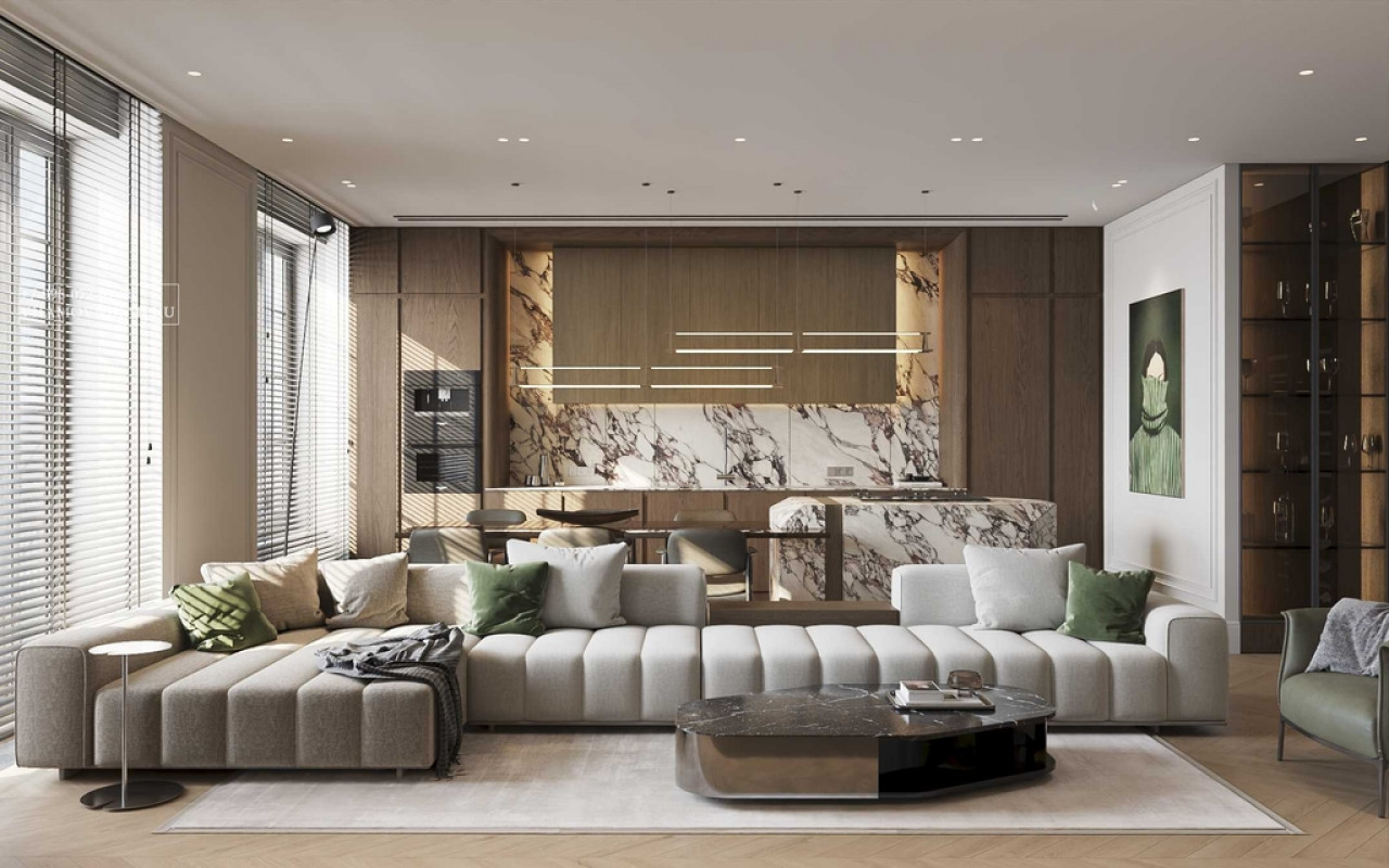 Квартира в Knightsbridge 174 м² 3 спальни и гостиная Квартира в Knightsbridge 174 м² 3 спальни и гостиная